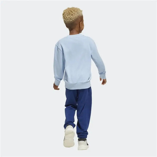 Детски Анцуг Adidas Lk Big Logo French Terry Jog Син