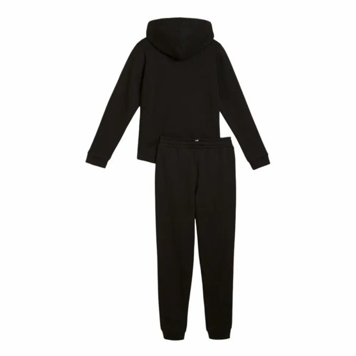 Детски Анцуг Puma Hooded Sweat Suit Flecce Cl Черен