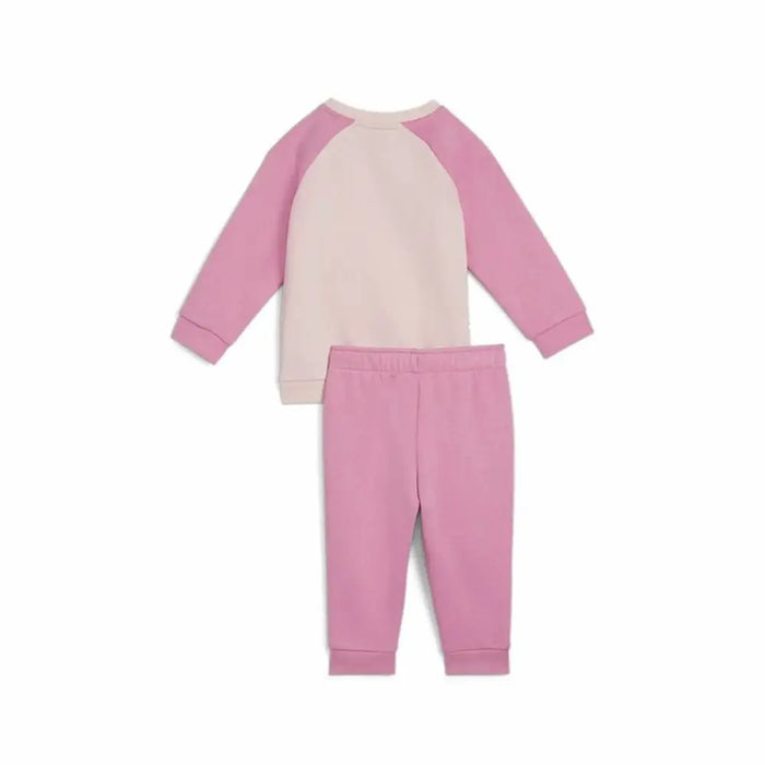 Детски Анцуг Puma Minicats Ess Raglan Jogger Fl Розов