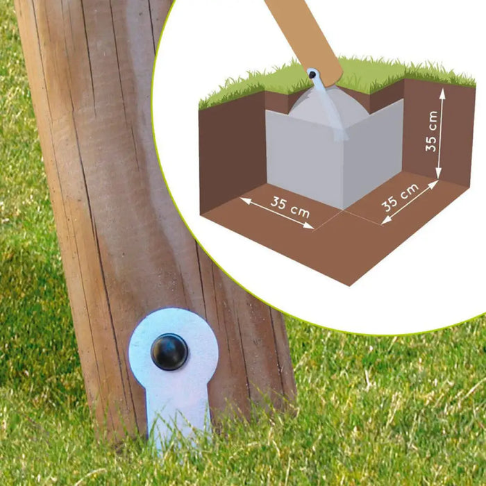 ДЕТСКИ ЦЕНТЪР С 2 ЛЮЛКИ И ВЪЖЕНА СТЪЛБА SOULET TONKA