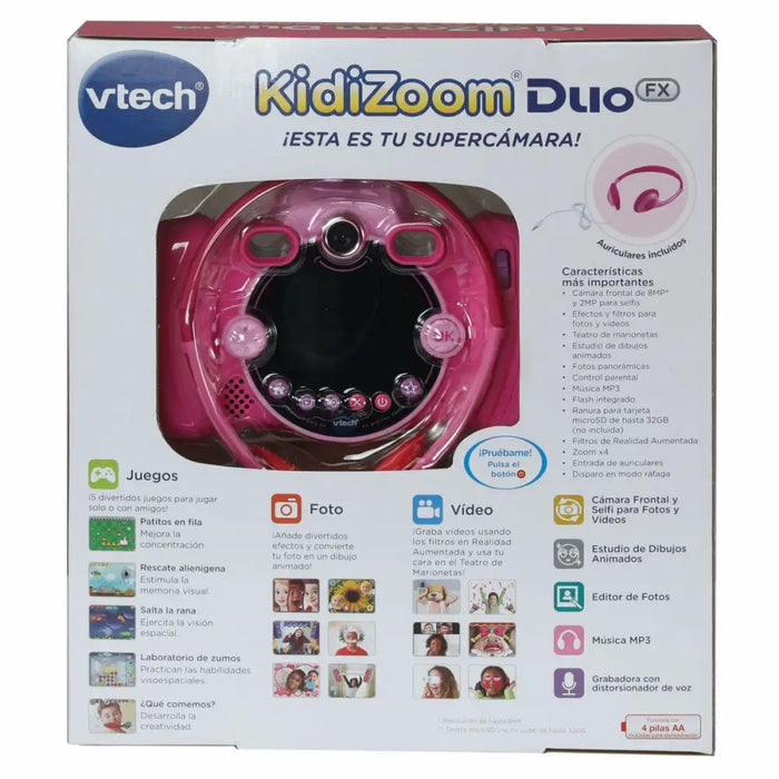 Детски фотоапарат Vtech Kidizoom Duo DX Розов