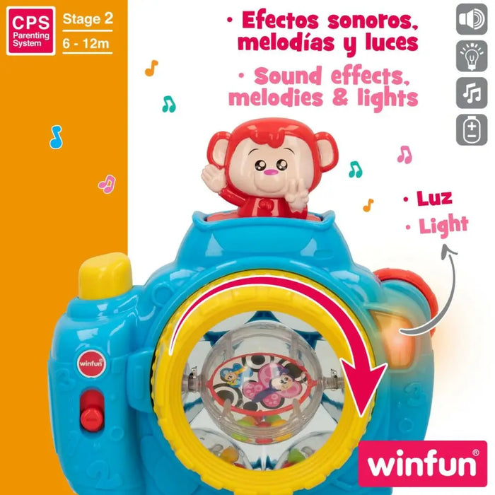 Детски фотоапарат Winfun Син 17 x 16,5 x 8 cm (6 броя)
