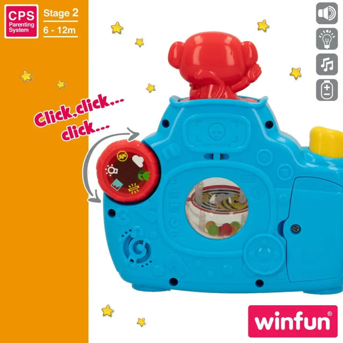 Детски фотоапарат Winfun Син 17 x 16,5 x 8 cm (6 броя)