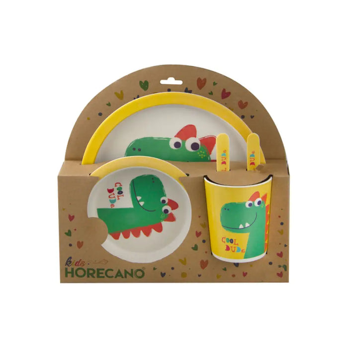 ДЕТСКИ КОМЛЕКТ 5 ЧАСТИ ДИНОЗАВЪР HORECANO