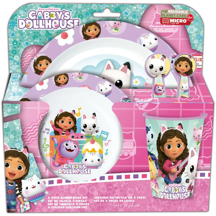 Детски комплект съдове Gabby’s Dollhouse Party (5 Части)