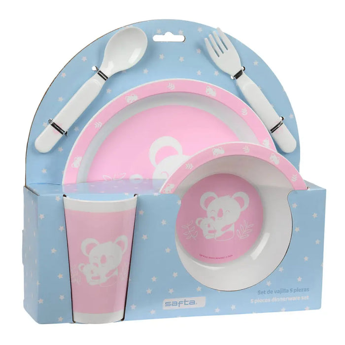 Детски комплект съдове Safta Koala полиестер 26 x 26 x 9 cm