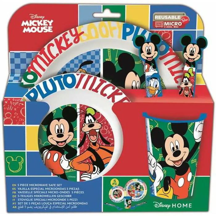 Детски комплект съдове Mickey Mouse Mickey Has Fun 5 Части