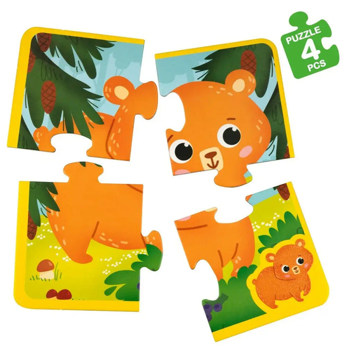 Детски Пъзел Lisciani Giochi 16 x 0,1 x 16 cm Сензорен 24