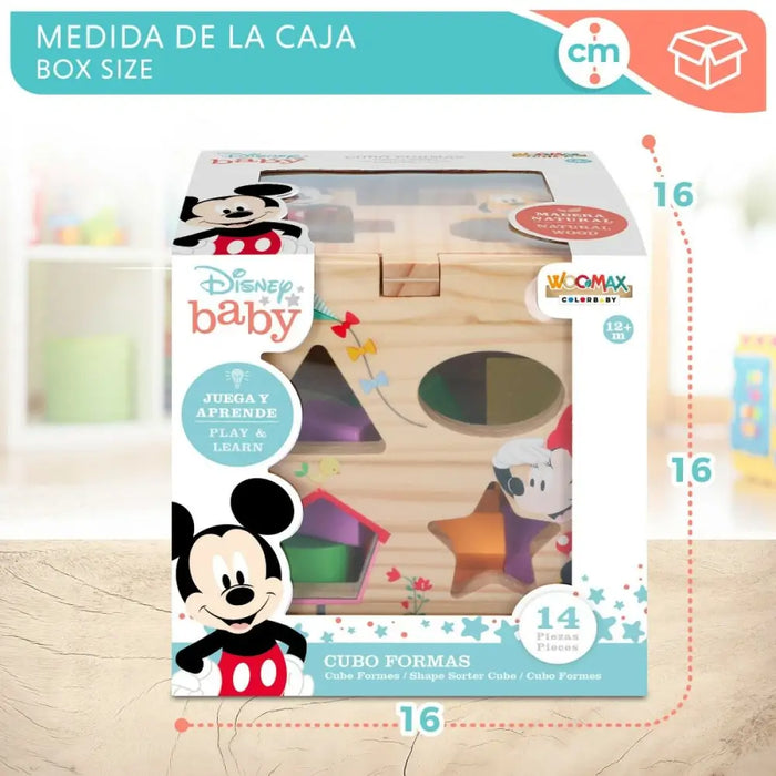 Детски Пъзел от Дърво Disney 14 Части 15 x 15 x 15 cm (6