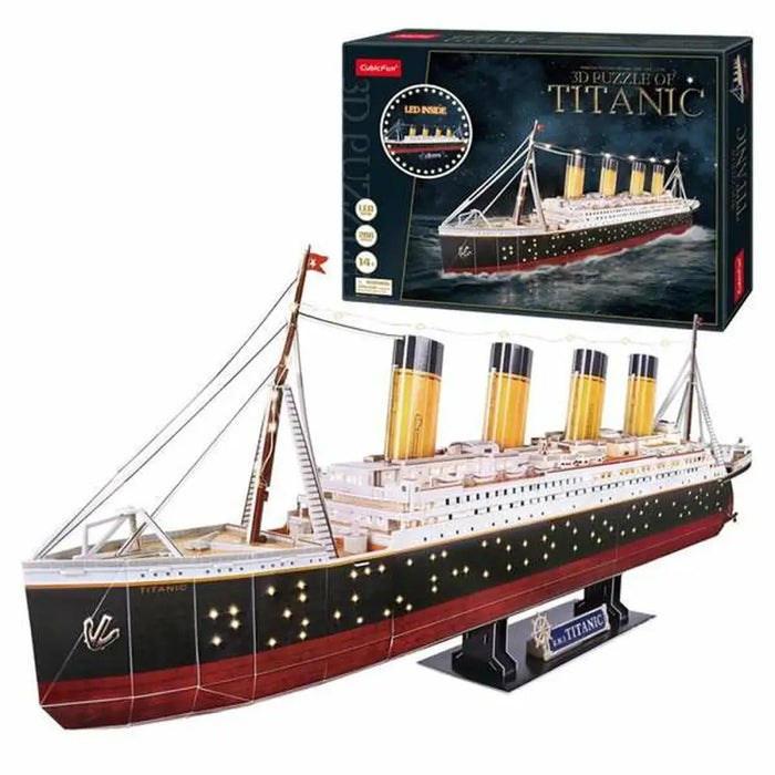 Детски Пъзел от Дърво CubicFun Titanic 3D 266 Части