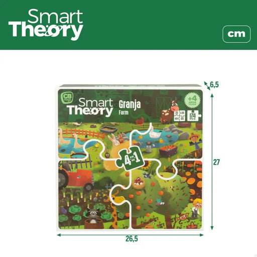 Детски Пъзел Colorbaby 4 в 1 174 Части Ферма 68 x 68 cm (6