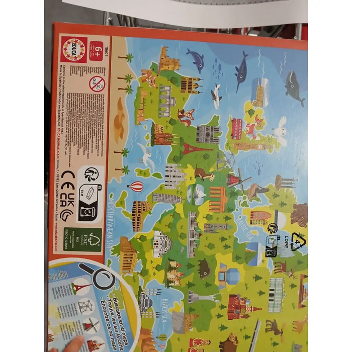 Детски Пъзел Europe Map Educa (150 pcs)