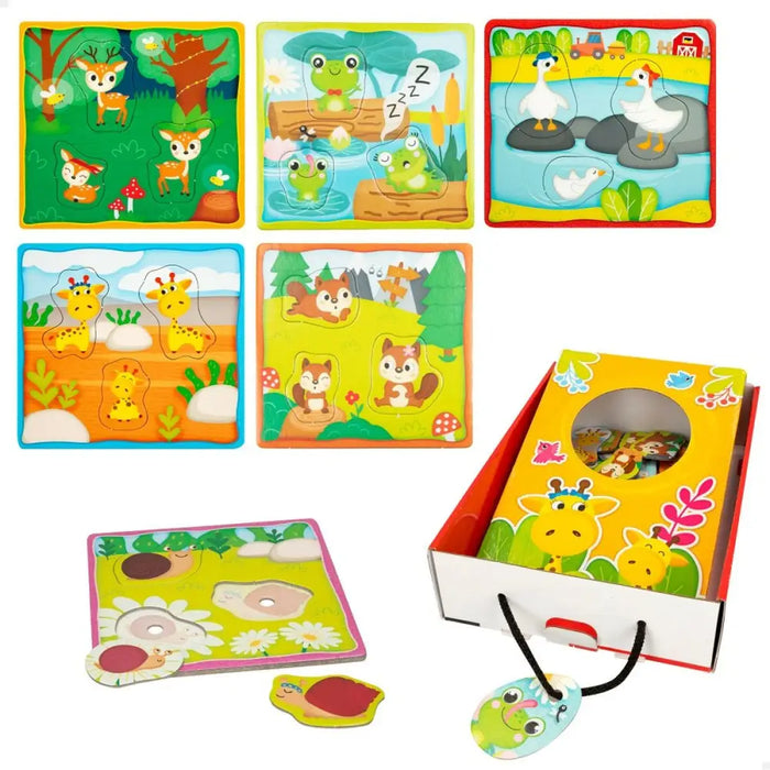 Детски Пъзел Lisciani Giochi 16 x 0,5 x 15 cm Сензорен 18