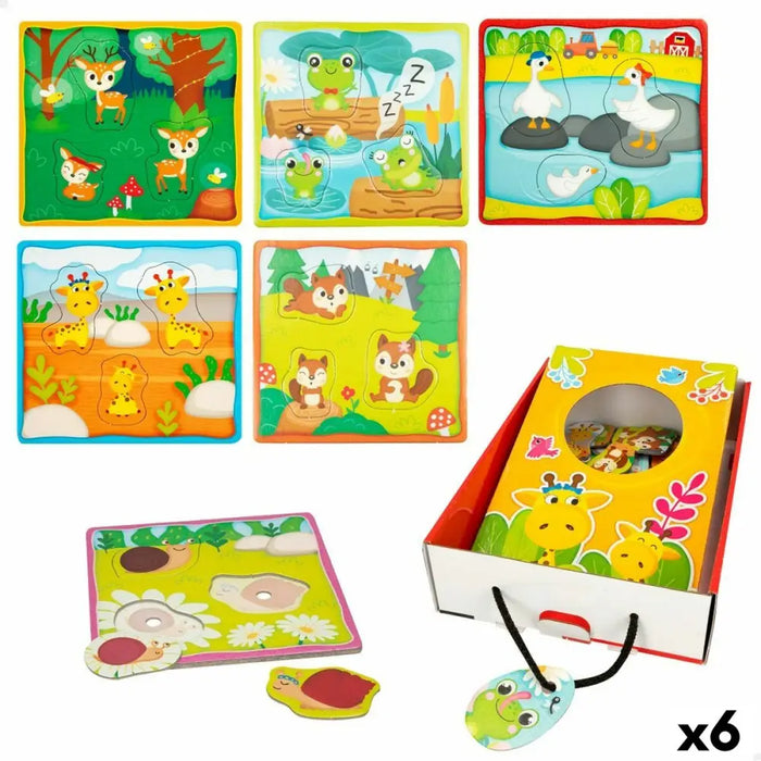 Детски Пъзел Lisciani Giochi 16 x 0,5 x 15 cm Сензорен 18