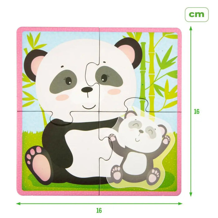 Детски Пъзел Lisciani Giochi 16 x 1 x 16 cm Животни 16