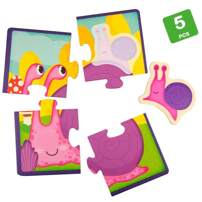 Детски Пъзел Lisciani Giochi 16 x 1 x 16 cm Животни 16