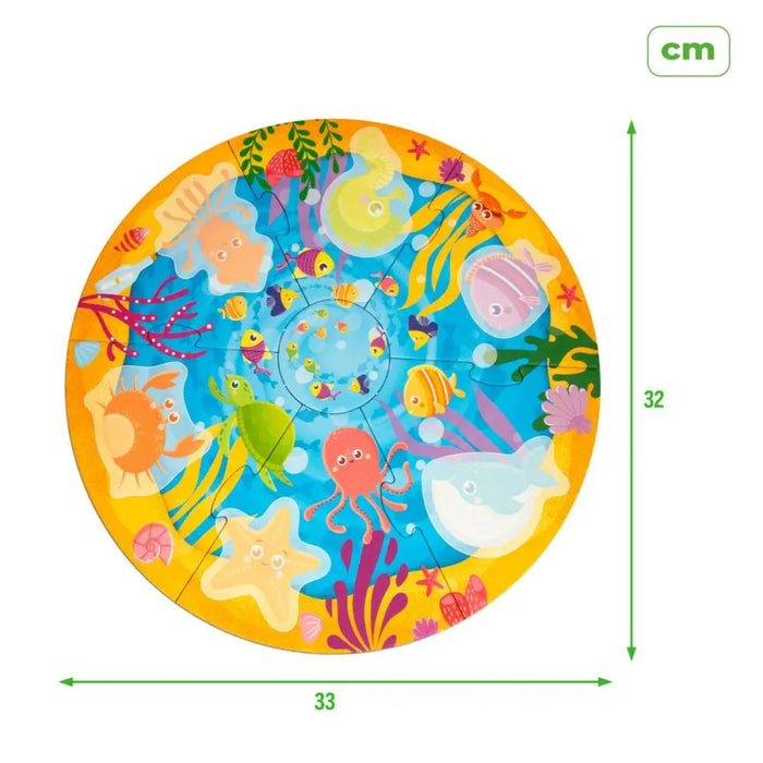 Детски Пъзел Lisciani Giochi 33 x 1 x 32 cm Военен 6 Части