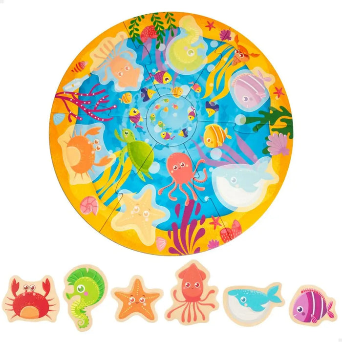 Детски Пъзел Lisciani Giochi 33 x 1 x 32 cm Военен 6 Части