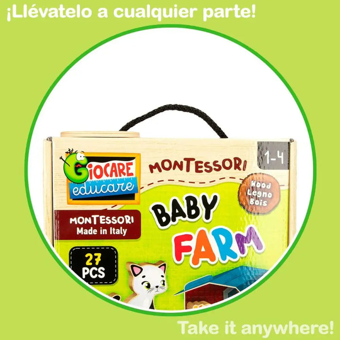 Детски Пъзел Lisciani Giochi 48 x 1 x 36 cm Ферма 12 Части