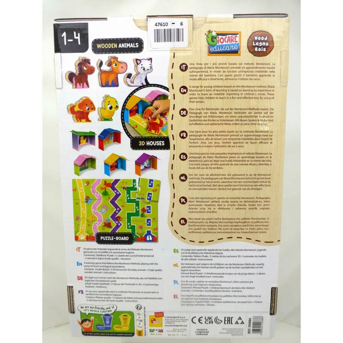 Детски Пъзел Lisciani Giochi 48 x 1 x 36 cm Ферма 12 Части