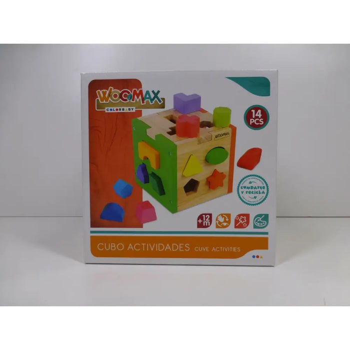 Детски Пъзел от Дърво Woomax 15 x 15 x 15 cm (6 броя)