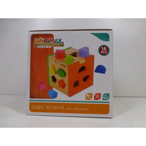 Детски Пъзел от Дърво Woomax 15 x 15 x 15 cm (6 броя)