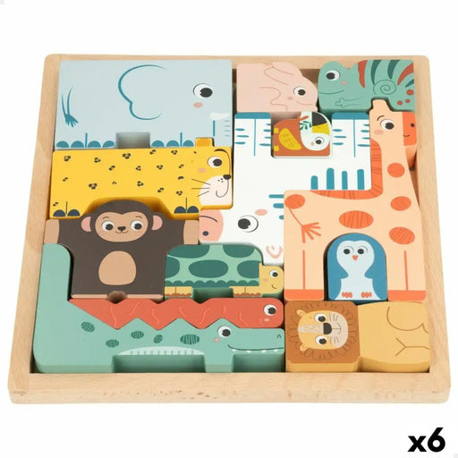 Детски Пъзел от Дърво Woomax (6 броя)