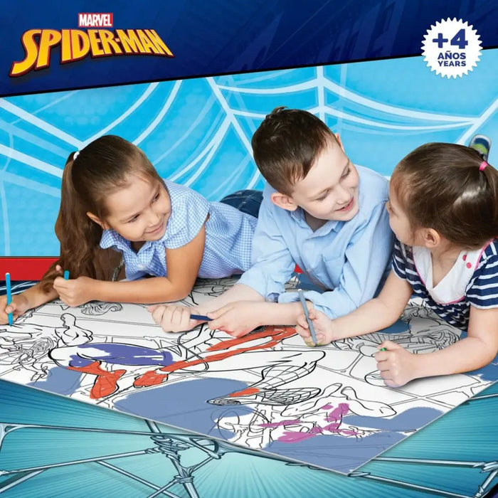 Детски Пъзел Spider-Man Двустранно 60 Части 70 x 1,5 x 50