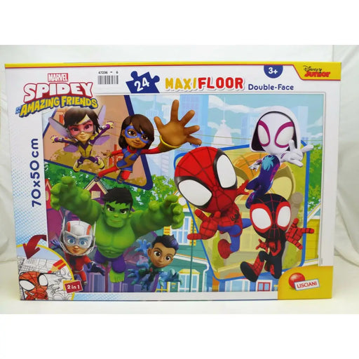 Детски Пъзел Spidey Двустранно 24 Части 70 x 1,5 x 50 cm (6
