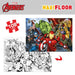 Детски Пъзел The Avengers Двустранно 108 Части 70 x 1,5 x