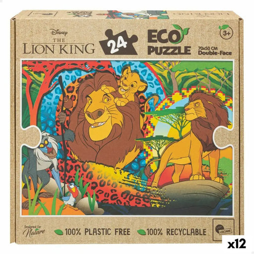 Детски Пъзел The Lion King Двустранно 24 Части 70 x 1,5 x