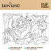 Детски Пъзел The Lion King Двустранно 24 Части 70 x 1,5 x