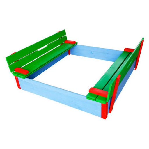 ДЕТСКИ ПЯСЪЧНИК С ПЕЙКИ 38Х115Х115СМ ITA HOME & GARDEN