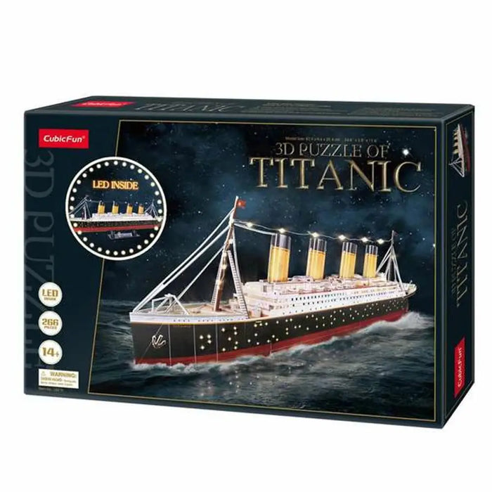 Детски Пъзел от Дърво CubicFun Titanic 3D 266 Части