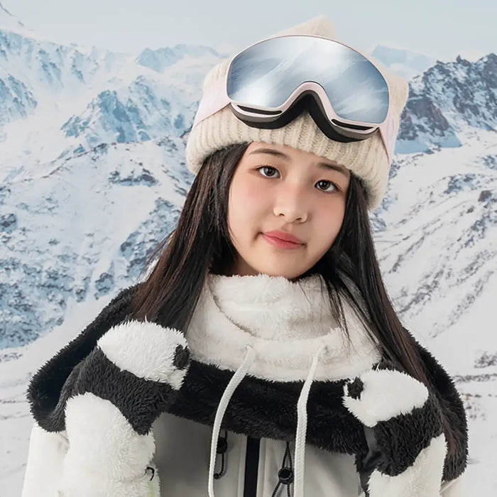 Детски ски очила Qunature Pink (среден/голям детски вариант)