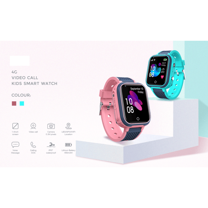 Детски смарт часовник Vektros VM22 IP67 водоустойчив 4G 