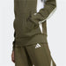 Детски суичър с качулка Adidas Cb Fl Hd Тъмнозелено