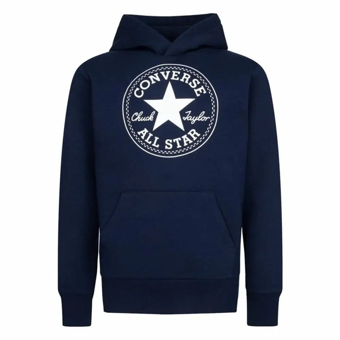 Детски суичър с качулка Converse Chuck Taylor Patch Core