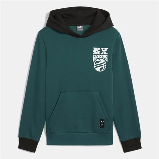 Детски суичър с качулка Puma Basketball Blueprint
