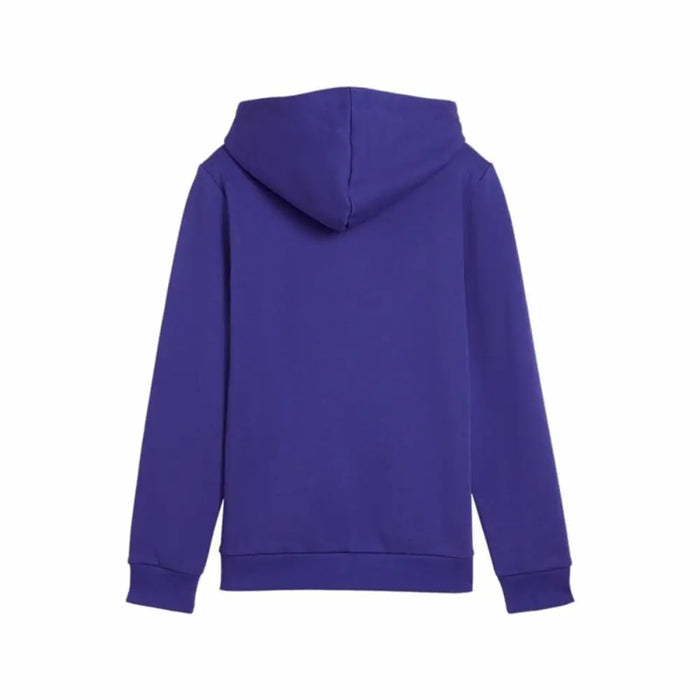 Детски суичър с качулка Puma Essentials+ 2 Col Big Logo Син