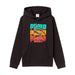 Детски суичър с качулка Puma Graphic Logo Colour Черен