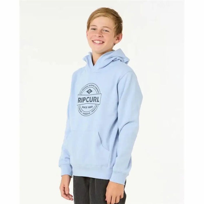 Детски суичър с качулка Rip Curl Stapler Hood Син