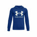 Детски суичър с качулка Under Armour Rival Fleece Син