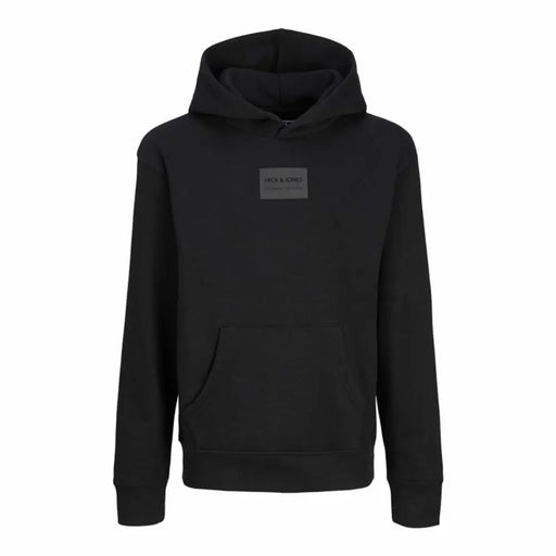 Детски суичър с качулка Jack & Jones Jjhakkai Черен