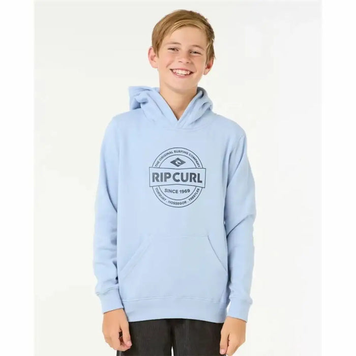 Детски суичър с качулка Rip Curl Stapler Hood Син