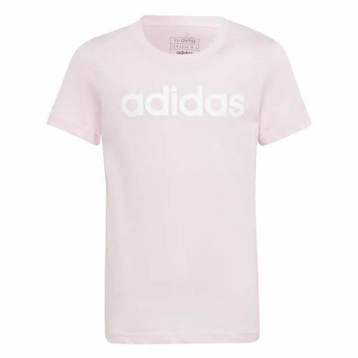 Детски Тениска с къс ръкав Adidas G Lin T Розов