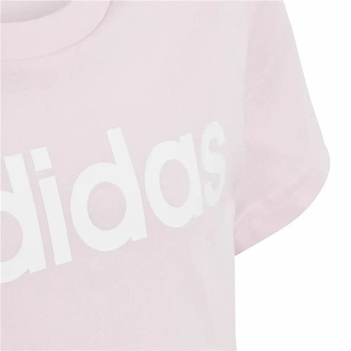 Детски Тениска с къс ръкав Adidas G Lin T Розов