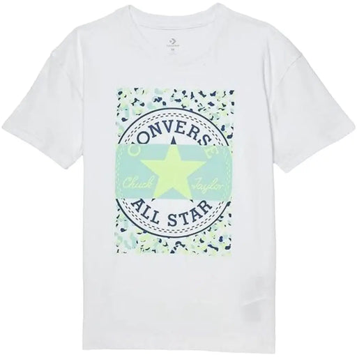 Детски Тениска с къс ръкав Converse Boyfriend Graphicrt Бял