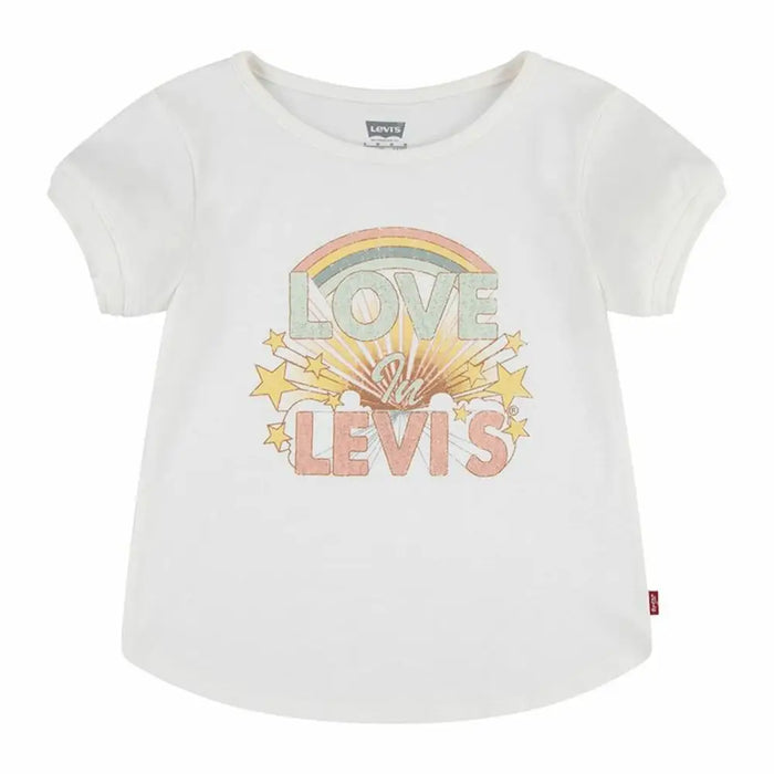 Детски Тениска с къс ръкав Levi’s Double Cuff