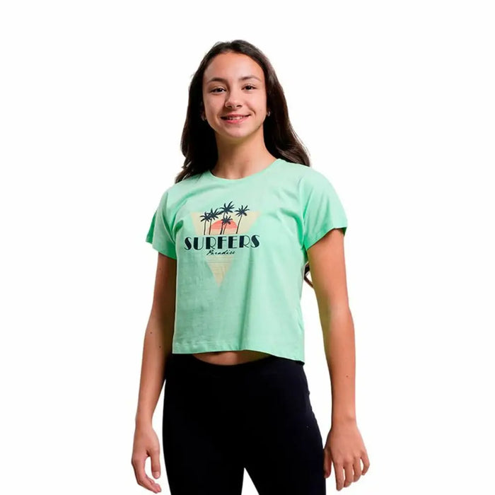 Детски Тениска с къс ръкав Name It Nkfvilma Capsl Crop F1